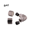 ss 304/316 bite type elbow compression ferrule fitting pipe connectors